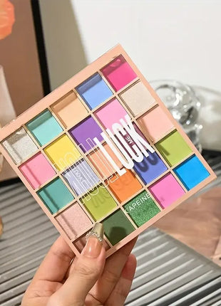 25 color Makaron eye shadow Palette - vibrant dopamine shadow, waterproof and sweat proof, ideal Valentine's Day gift for girls - Riparo82