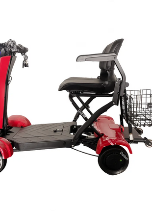 4 Wheel Automatic Foldable Electric Scooter For Adults With Seat 500W 36V Mobility Scooters For Seniors Removable Battery - Riparo82