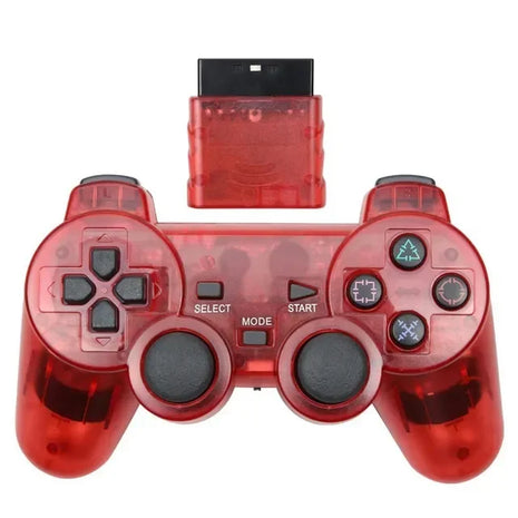 Adatto per controller di gioco wireless PS2 Maniglia per joystick a doppia vibrazione Bluetooth Adatto per Sony PlayStation 2/PC/IOS/TV Box