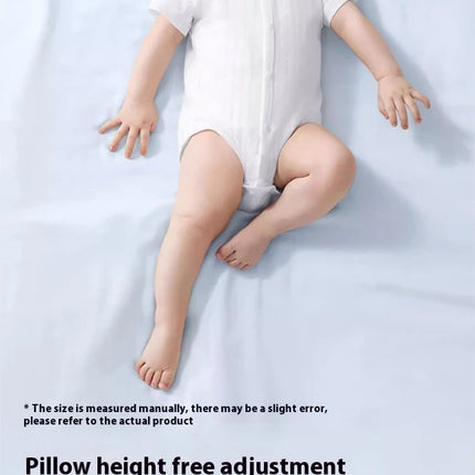Children Sleeping Pillow For 0-6Y Kids Cartoon Panda Pillows Summer Breathable Cool Ice Silk Pillows Baby Bedding