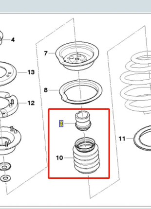 2 pezzi tampone in gomma sospensione anteriore posteriore ammortizzatore bump stop 31302290314 33502290319   per BMW E46 318 320 325 330 Touring