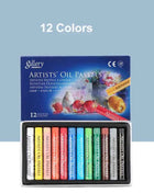 MUNGYO Artist Oil Pastel Set 12/25/50 Professional Painting Drawing Graffiti Art Crayons Washable Round Non Toxic Sticks