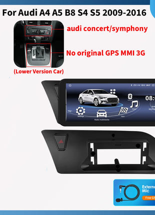 10.25"Carplay Android 13 Auto Car radio For Audi A4 A5 B8 S4 S5 2009-2016 car intelligent system Multimedia GPS Stereo Head Unit - Riparo82