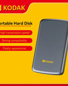 Kodak Disco rigido esterno portatile da 2,5 pollici PHDD 500 GB/1 TB USB 3.0 per PS5 Xbox PC Mac Desktop MacBook