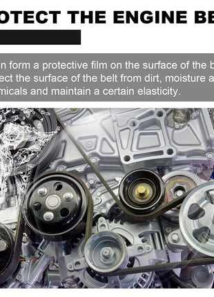 100ml Car Belt Noise Spray Prolongs Belt Life Engine Belt Silencer Spray-On Dressing Noise Lubrication Protection Silencer - Riparo82