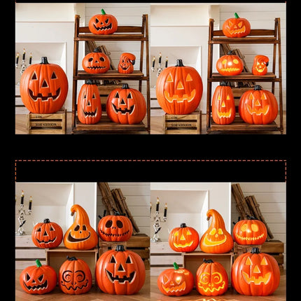 Pumpkins Lamp Halloween Decoration For Home Yard Garden Outdoor Decor Hallowen Horror House Skull Party Props Glow in The Dark