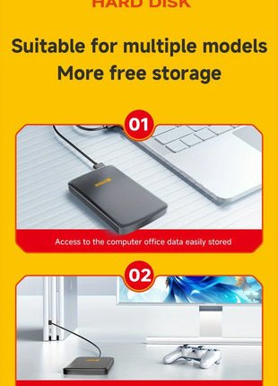 Kodak Disco rigido esterno portatile da 2,5 pollici PHDD 500 GB/1 TB USB 3.0 per PS5 Xbox PC Mac Desktop MacBook