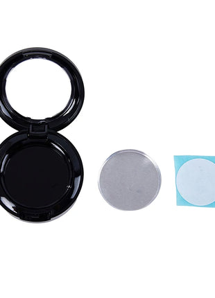 1Set Empty Eyeshadow Case Palette Pans Powde Cosmetics DIY Makeup Tool Stamp Makeup Organizer Box Glitter Container Eye Shadow - Riparo82