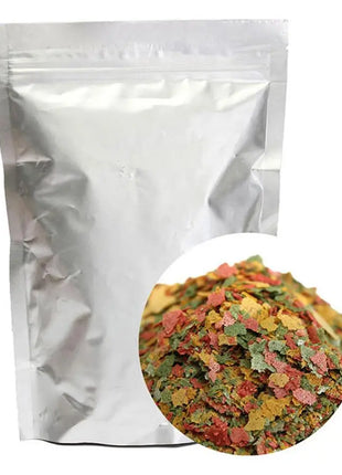 100g Tropical Ornamental Fish Food Small Fish Goldfish Feed Nutritious 3 Color Sheeting Feed Fish Products Aquarium Accessories - Riparo82