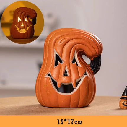 Pumpkins Lamp Halloween Decoration For Home Yard Garden Outdoor Decor Hallowen Horror House Skull Party Props Glow in The Dark