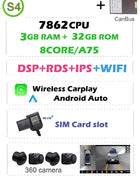 12G+256G Carplay Auto Android 13.0 4G LTE IPS Car DVD Player GPS WIFI BT RDS Radio For Toyota Auris E150 Corolla Levin 2006-2012 - Riparo82