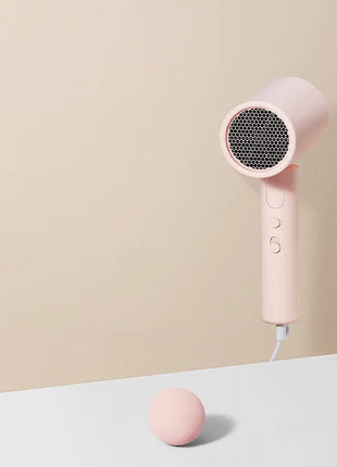XIAOMI MIJIA H101 Portable Hair Dryer – 1600W,Foldable,50M Negative Ions,15m/s Airflow,Dual Heat & Speed Modes,220V With adapter - Riparo82