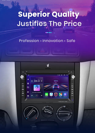AWESAFE Carplay android Auto Radio for VW Golf 4 Passat POLO Transport T5 Multivan Seat Jetta Car Intelligent Systems Autoradio - Riparo82