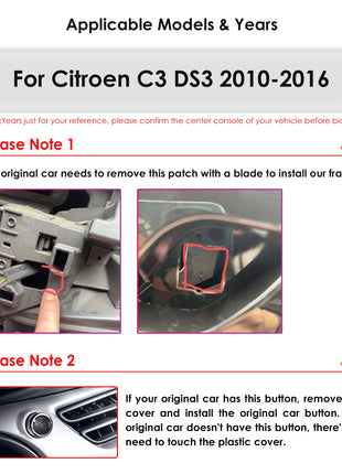 Snapdragon 8Core CarPlay Android Auto Car Radio For Citroen C3 DS3 2010-2016 Intelligent Screen 2Din autoradio SWC 4G BT DSP GPS - Riparo82