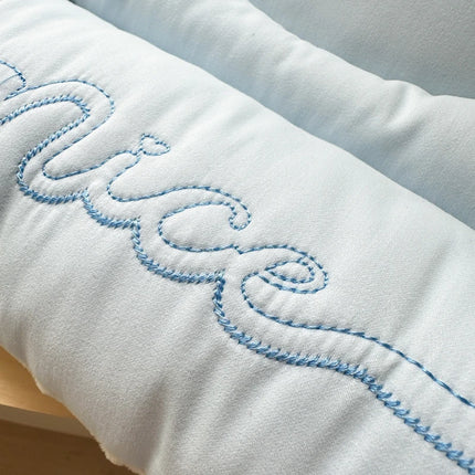 Comfortable Low Pillows for Parent and Child, Pure Cotton and Bean Velvet, Kids Adult Sleeping Pillows, 30x50 cm, 40x60, 48x74cm