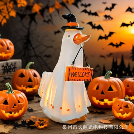 Halloween Ghost Pumpkin Decoration Halloween Party Tabletop Ornament Home Scene Prop Festive Seasonal Decor For Kids Adults