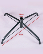 Base per supporto per albero di Natale in metallo Robusta base rotante per albero di Natale artificiale Gambe per supporto per albero di Natale - riparo82