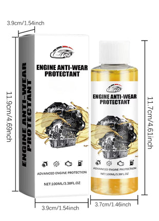 100ML Highly Effective Car Engine Anti-Wear Protectant Noise Reduction Oil Liquid Additive Automobile Maintenance Curing Agent - Riparo82