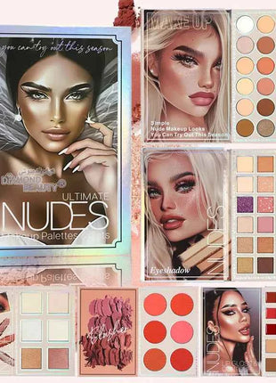 78 Colors of Eye Shadow, Blush and Lip Gloss All-in-One Makeup Palette with Rich Colors, Fine Powder and Easy to Apply