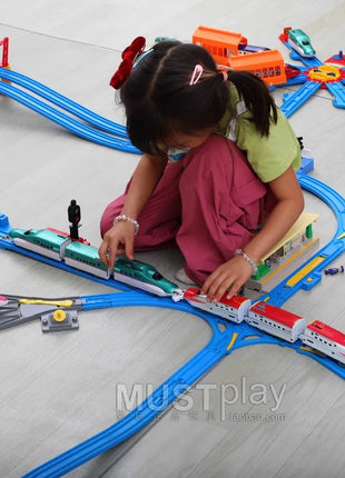 TAKARA TOMY TOMICA Shinkansen Pule Road S Series camion, giocattoli ferroviari elettrici, musica, binari ad alta velocità Giocattoli per bambini - riparo82