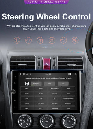 Podofo 10.4" Vertical Rotatable Screen Android Car Radio 1 Din 2+64G Wireless Carplay Android Auto GPS 1Din Multimedia Autoradio - Riparo82