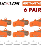 BUCKLOS Pastiglie freno a disco idraulico per bicicletta per M9120 Pastiglie freno metalliche Pastiglie freno per mountain bike da strada in metallo adatte D02S H03A N03A