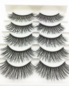 10/2 Pairs Mink Eyelashes Natural 3D Lashes Faux Cils Makeup Dramatic False Eyelashes Wholesale Eyelash Extension Makeup Tools