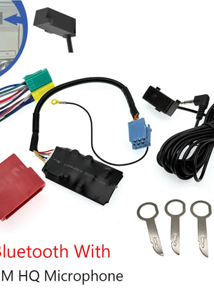 Car Bluetooth 5.0 AUX Handsfree 8 Pin Adapter A2DP Music Audio Cable For Audi A3 8L 8P A4 B5-B7 A6 4B A8 4D Quadlock - Riparo82