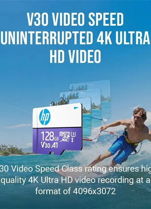 Scheda di Memoria HP Micro SD classe 10 32GB 64GB 128GB 256GB U3 4K ad alta velocità Cartao De Memoria Memoria Memoria Flash TF meard C10