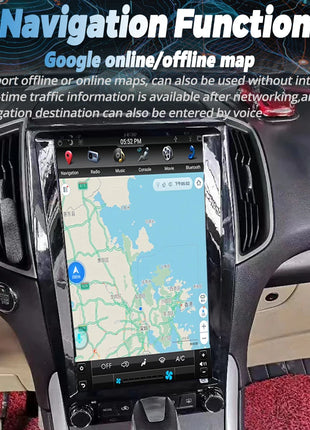 Tesla Style 13.6inch Android Screen GPS Navigation Carplay Autoradio For Ford Edge 2015-2019 Stereo Car Multimedia Video Player - Riparo82