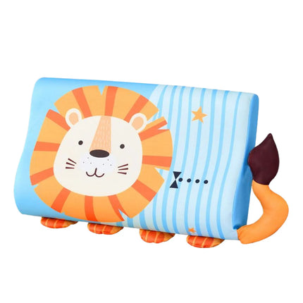 Kids Pillow for Sleeping Ergonomic Memory Foam Bed Pillow Breathable Nap Time Pillows Skin-Friendly Travel Cushion