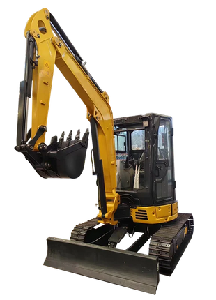 Piccolo escavatore diesel da 3,5 tonnellate, gru cingolata da 3 tonnellate, potente forza di sollevamento e scavo dell'escavatore - riparo82