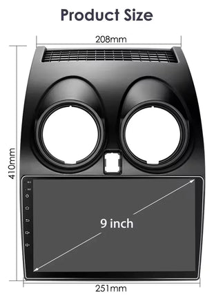 Hizpo 8G+128 AI Voice Car Radio Android Auto Multimedia For Nissan Qashqai J10 2006 2007 2008-2013 Carplay 4G 2din GPS autoradio - Riparo82