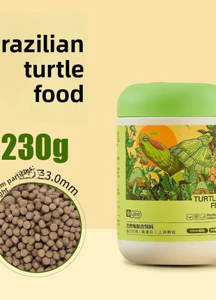 Yee 6-in-1 Freeze-Dried Turtle Food - Mixed Protein & Veggie Diet for Red-Eared Sliders & Aquatic Turtles - Meat & Plant Pellets - Riparo82