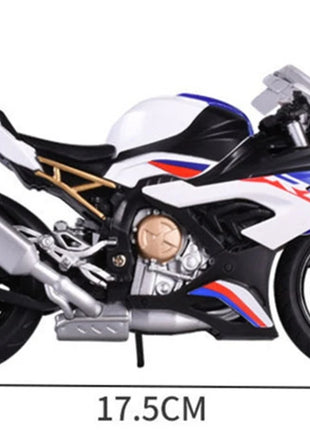 1:12 S1000RR Modello Moto Kawazaki NINJA H2R Giocattoli Pressofuso Suono Luce Assorbimento Degli Urti Simulazione Moto Ragazzo Regalo - riparo82