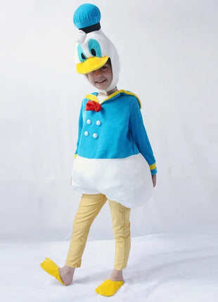 Anime Paperino Daisy Costumi Cosplay Ragazzi Ragazze Prom Wear Bambini Compleanno Carnevale Festa Vestire Stage Prop Abiti per bambini carini