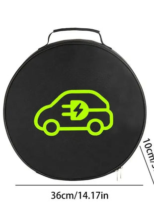 Fireproof EV Car Battery Jumper Cable Bag Electric Vehicles Rechargeable Guns Storage Organizer for Charging Cables Cords Hoses - Riparo82