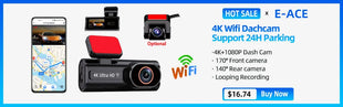 Dashcam 24H Touch Night Vision FULL HD 1080P Front And Rear Camera 4.0 Inch CAR DVR Mirror Digital Video Recorder Dvr Black Box - Riparo82