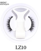 1 Pair Magnetic False Eyelashes Handmade 3D Natural False Eyelashes Reusable Magnetic Eyelashes Tweezers Set Makeup Tools - Riparo82