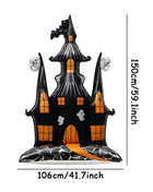 1pcs Halloween Giant Pumpkin Skeleton Standing Balloon House Witch Dead Tree Inflatable Foil Ballon Halloween Party Deco Supplie - Riparo82