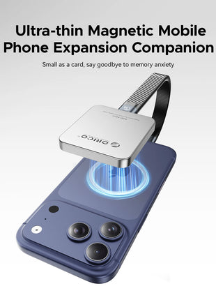 ORICO Mini SSD esterno magnetico per iPhone 16 15 Pro/Max ProRes 2000 MB/s 4K ProRes HDR Registra e memorizza Stato solido portatile