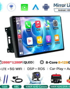 Android 14 Car Radio QLED GPS Navigation Multimedia Player For Jeep Compass/Commander/Grand Cherokee/Wrangler/Liberty AutoRadio - Riparo82