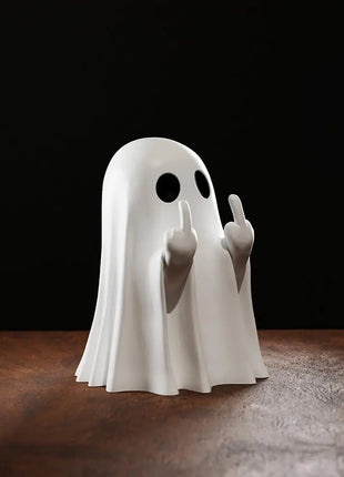 Halloween Cute Ghost Statue Creative  Crafts  Suitable For Party Scene   Home Living Room Bedroom Office Desktop Decoration ﻿ - Riparo82