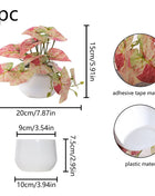 1PC Simulated Plant Potted Plant, Business Office Desktop, Foyer, Garden, Garden, Floral And Home Decoration