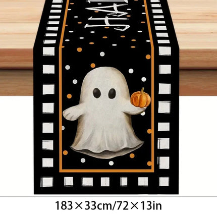 Halloween Tablecloth tablecover table decor Haunted House Pumpkin Spider Web Tablecloth 2025 Halloween Party Decoration Supplies