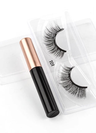 1 Pair Magnetic Eyelashes Wispy 3D Mink Lashes Natural Long Faux Cilios Eyelash Extension Handmade False Eyelashes Makeup Tools