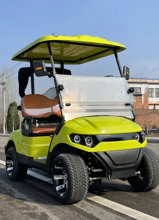 Latest Trends Golf Carts 48V 4KW Motor 2 4 Seater Golf Buggy Cart Electric with Golf Bag Straps and Basket - Riparo82
