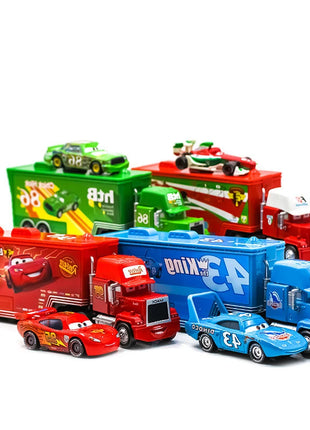 Auto 2 Mack Truck Pixar auto da corsa Lightning McQueen Jackson Storm mini Car 1 3 collezione Pressofuso Giocattolo in metallo Regalo per il regalo del capretto - riparo82