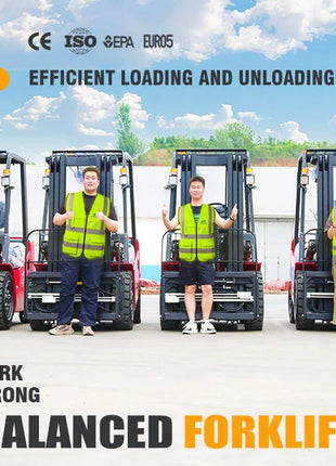 4WD 3-6Ton China Customized All-terrain Off-road  Fork Lift 3500KG Mini Forklift Trucks EPA 5Ton Forklift Manufacturer Price - Riparo82