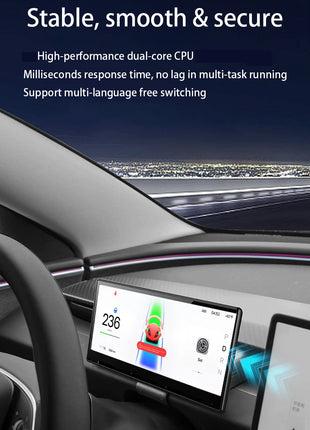 CATRONICS 8.9 Inch Head Up Display for Tesla Model 3 Y 2017-2026 Highland Juniper Dashboard Smart Carplay Support OTA Update - Riparo82